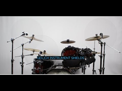 Cymbal Drum Shield von Geilich Instrument Shields Produkt Demo