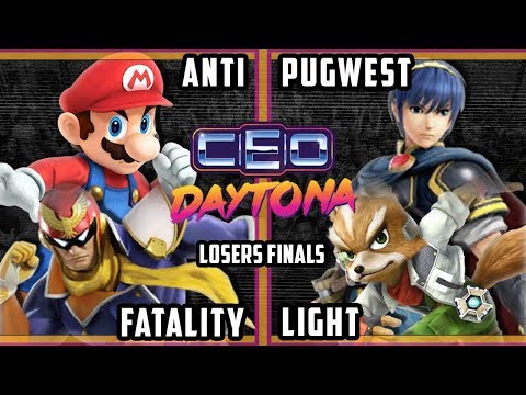 CEO 2018 Smash 4 - Pugwest & MVG | Light Vs. IMT RZR | Anti & Fatality - Wii U Doubles Losers Finals