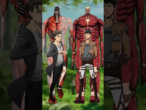 Eren Founding Titan Vs Bertholdt Colossal Titan