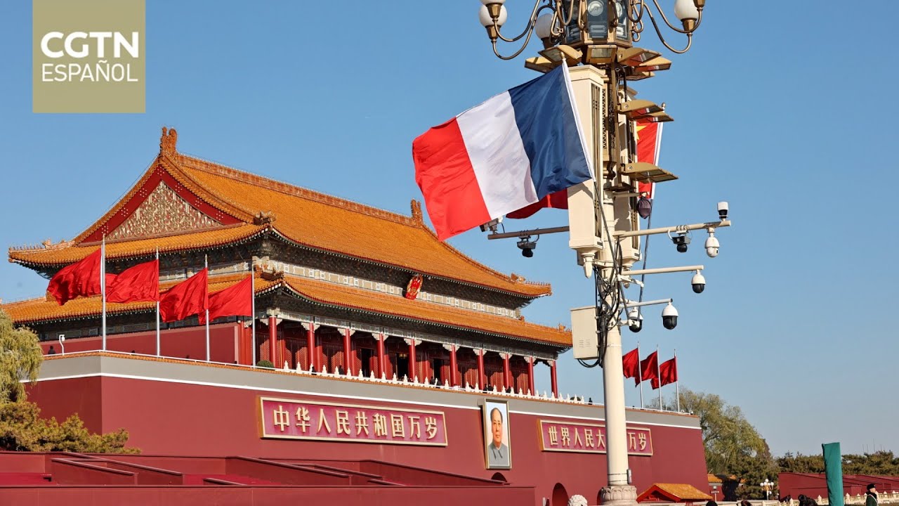 Xi Jinping sostiene conversaciones en Beijing con su homólogo francés, Emmanuel Macron