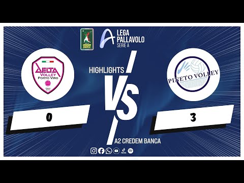 Highlights A2 Credem Banca | Alva Inox 2 Emme Service Porto Viro – Abba Pineto | 2ª giornata