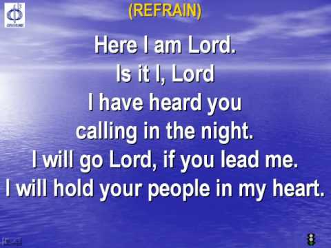 CFC EDMONTON - CLP SONG - HERE I AM LORD with lyrics