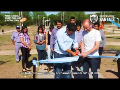 Inauguración Plaza Villa General Roca