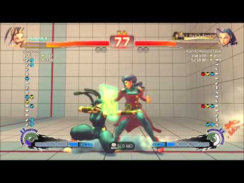 USF4- DSC Sonyono (ibuki) Vs RandomxxxxxTask (Rose) XBL Ranked Match