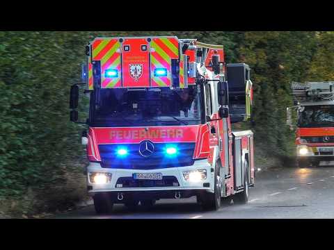 [Feueralarm während der DLK Ankunft!] Einsatzfahrten Freiwillige Feuerwehr Kaltenkirchen