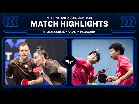 Sidorenko/Tailakova vs Pang/Zeng | XD QR1 | #WTTMuscat 2025
