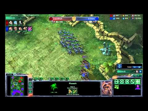 (HD-MLG) LiquidHuK vs EGIdrA p2 Starcraft 2 Crossfire