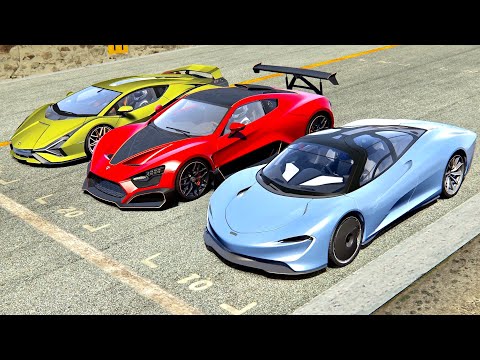 McLaren Speedtail vs Zenvo TSR-S vs Lamborghini Sian - Highlands