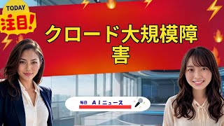 【AIニュース】クロード大規模障害 | 2026年06月19日