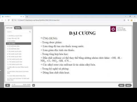 CHƯƠNG 3 SULFO HÓA