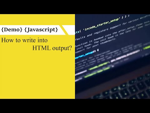 Javascript Html Output