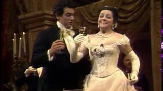 Placido domingo &amp; Ileana Cotrubas - Libiamo ne&#39; lieti calici