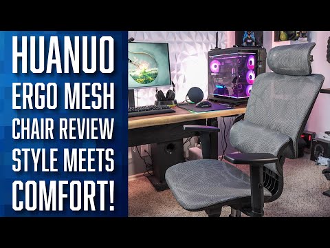 HUANUO FlowLift™ Ergonomic Office Chair with 6D Armrest and Lumbar Support video review thumbnail