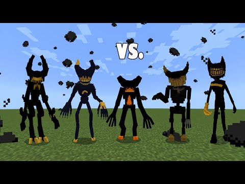 MrHoopy - ALL Bendy Ink Demon BATTLE - The Dark Revival | Minecraft (WHO'S THE BEST!?)