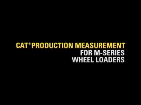 Cat Production Measurement for M Series Wheel Loaders