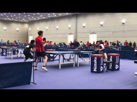 2022 US Open 40+ XD QFinal Guo Hui Lu/Gina Dole vs Paul David/Shuqin Shi