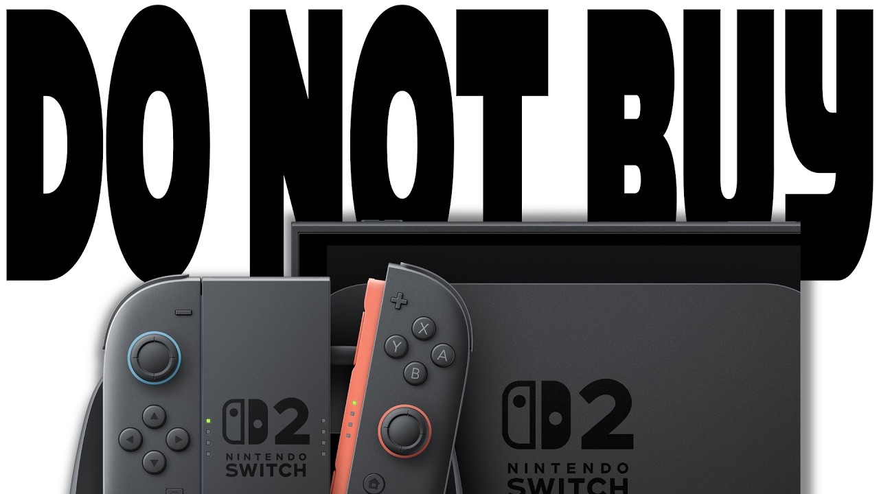 DO NOT BUY THE NINTENDO SWITCH 2 | Bearman3600