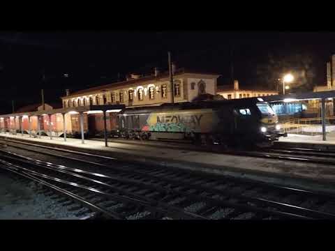 Comboios em Vilar Formoso - 05jul21