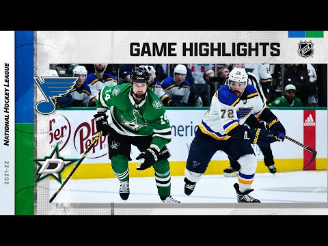 Blues @ Stars 12/14/21 | NHL Highlights