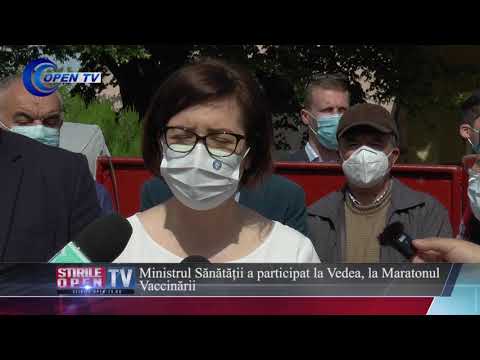 Ministrul Sănătății a participat la Vedea, la Maratonul Vaccinarii