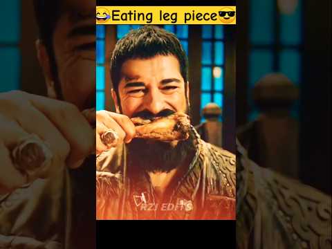 when osman😩 ate leg piece😱#kurulusosman #shorts #youtubeshorts