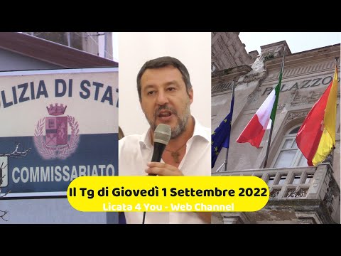 📺Il TG di Giovedì 01 Settembre 2022 / Licata