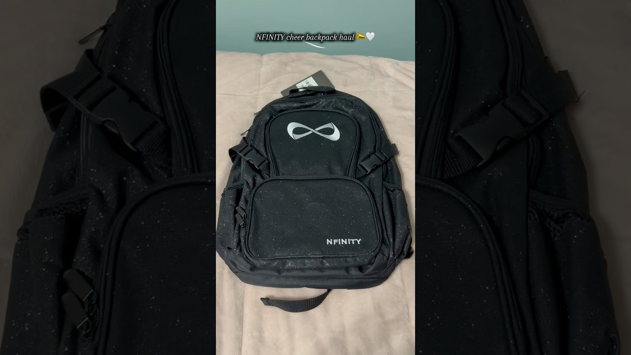 NIFINITY cheer backpack haul !! | a.r.i 💗☀️ | @nfinitynation #nfinity #nifinitysports #cheer