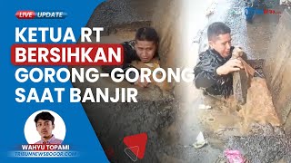 Sosok Pak RT Viral yang Masuk Gorong-gorong Bersihkan Sampah saat Jalan Raya Bogor-Sukabumi Banjir