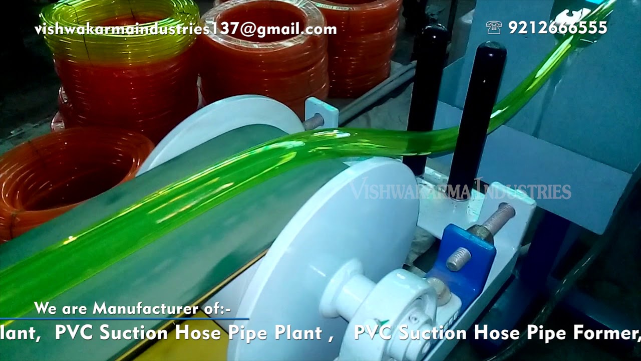 Gardan Pipe Machine / Garden Hose Pipe Plant Process Video By Vishwakarma Industries