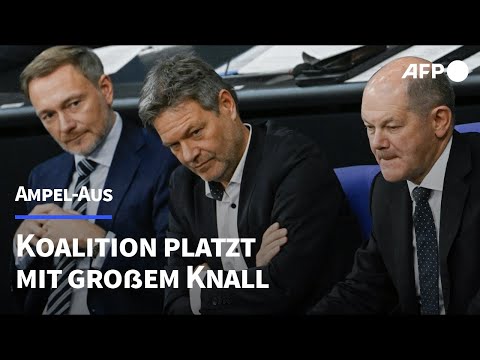 Video Thumbnail: Ampel-Koalition platzt mit großem Knall | AFP