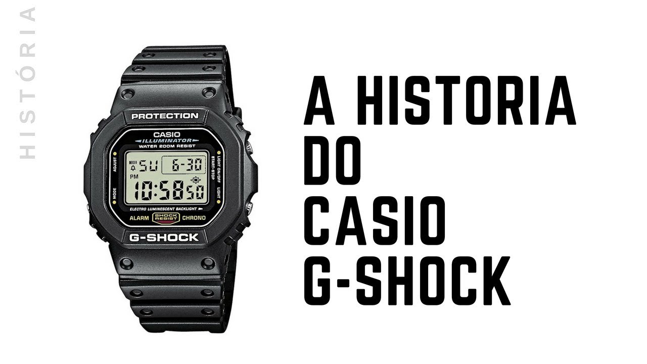 A História do Casio G-Shock