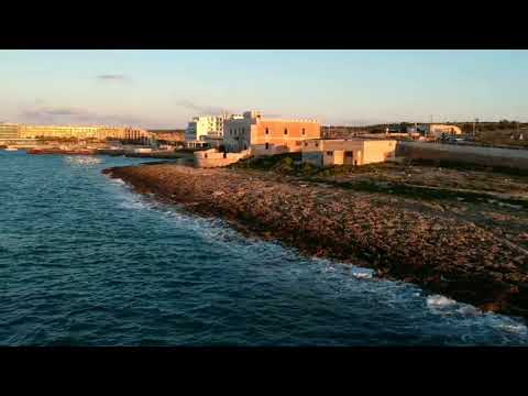 Malta, Ramla bay - drone flights