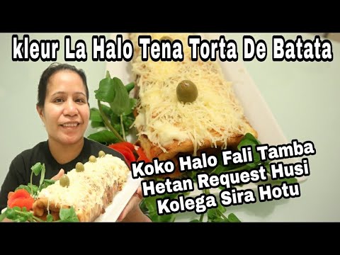 Eva Cozinha - TORTA DE BATATA  - kleur La Halo e Komesa Haluha Oetuan Ona.