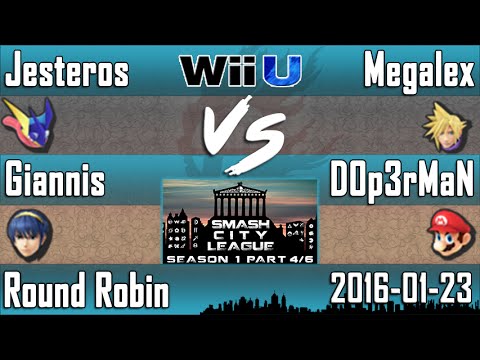 SCLS1P4 - Jesteros & Giannis (Greninja & Marth) vs Megalex & D0p3rMan (Cloud & Mario) - RR - Smash 4