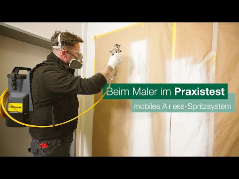 Maler testet das Wagner Spraypack 18V mit Brillux Lack – hält es, was es verspricht?