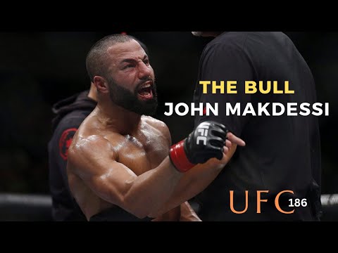 John "The Bull" Makdessi vs Shane Campbell | KO/TKO ROUND 1 | UFC 186