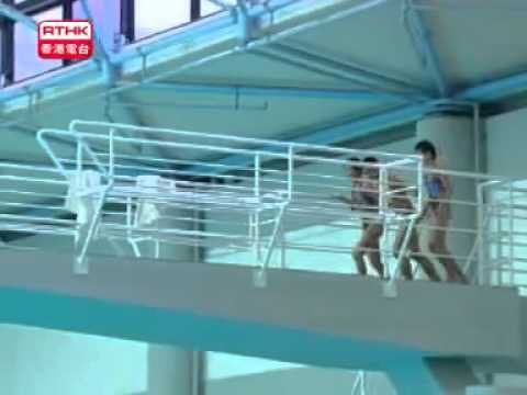 Chinese Olympic gold divers happy dives @ diving Gala 2008
