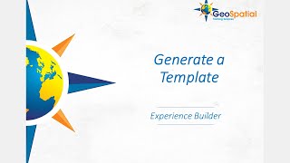 Generate a Template in Experience Builder
