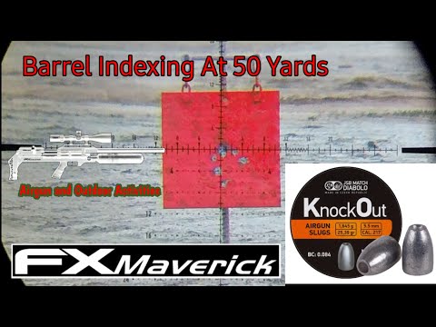 Rifle Barrel Indexing Test At 50 Yards