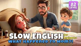 Mom Could Not Even Stand Up! | Easy English Listening Story (A2 Level) 