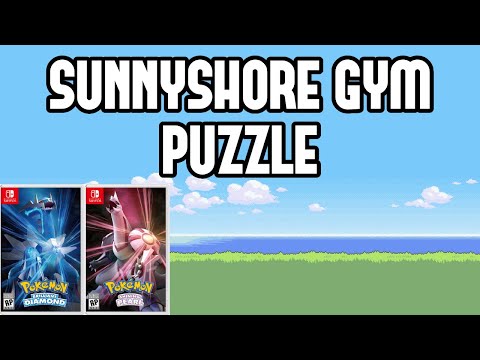 Sunnyshore Gym Puzzle Walkthrough in Pokemon Brilliant Diamond & Shining Pearl
