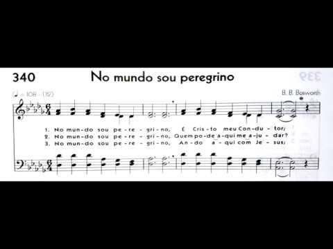 Hinário 5 CCB - Hino 340 - No mundo sou peregrino - Strings - Teclado Yamaha PSR S670