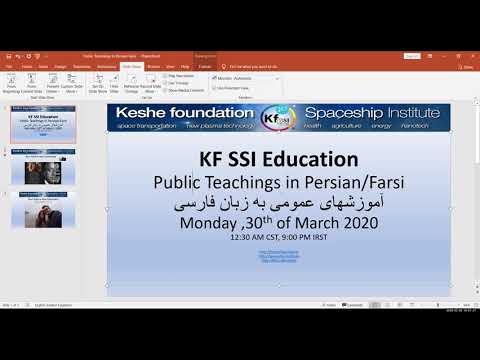 2020 03 30 PM Public Teaching in Persian/Farsi - آموزشهای عمومی به زبان فارسی