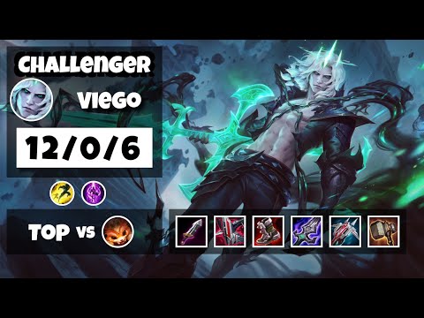 Viego vs Gnar EU Challenger TOP (12/0/6) - v11.18