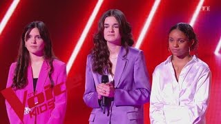 Pink - What about us | Margaux, Lou-Agathe, Lya | The Voice Kids France  France 2023 | Battle