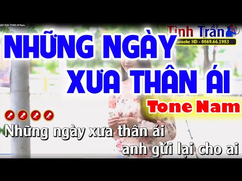 Những Ngày Xưa Thân Ái Karaoke Nhạc Lính Tone Nam ( Cực Phiêu & Phê ) - Tình Trần Organ