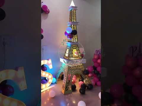 Ideas y decoración para la fiesta de Tematica Fiesta Paris