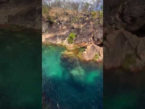Cascada de los Cristales, cerca de Alto Paraíso de Goiás, Brasil