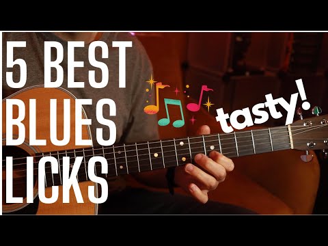 5 TASTY blues licks for acoustic guitar