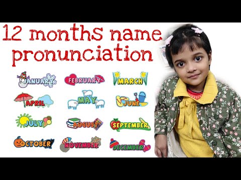 12 months name pronunciation || Nuzairah || Nuzaira || Learning with নুজাইরাহ্